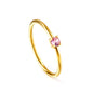 Wholesale 18K Gold Rainbow Gemstone Ring Colorful Versatility