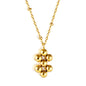 Wholesale 18K Gold Ball Cluster Necklace Luxurious Look