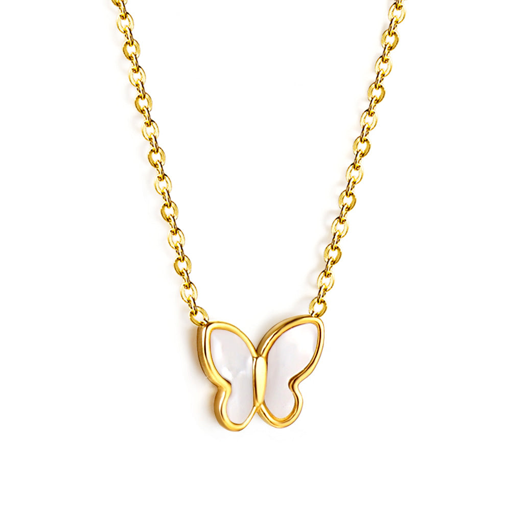 Wholesale 18K Gold Butterfly Necklace Whimsical Touch