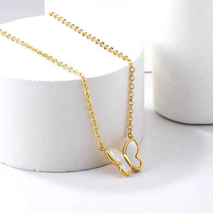 Wholesale 18K Gold Butterfly Necklace Whimsical Touch