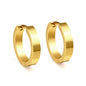 Wholesale Sleek Simple Gold Hoop Earrings for Jewelry Suppliers