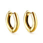 Wholesale Smooth Gold Hoop Earrings for Jewelry Suppliers