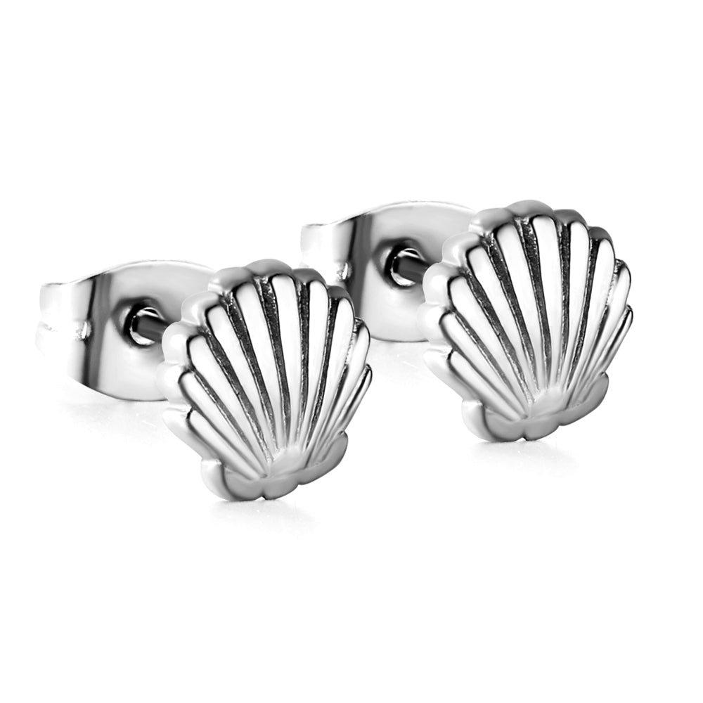 Wholesale 18K Gold Shell Studs Classic Design