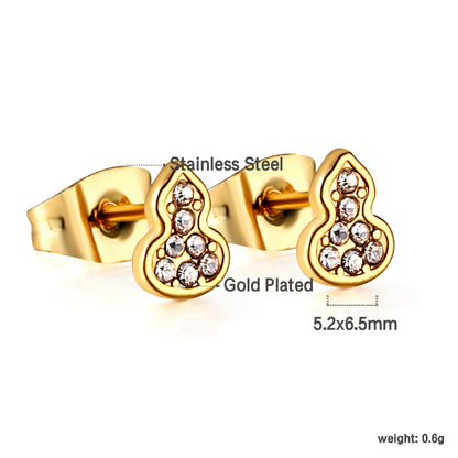 Custom 18K Gold Diamond Heart Earrings Elegant Design