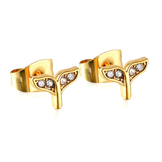 Wholesale Stainless Steel Fishtail Cut Earrings SGS Certified