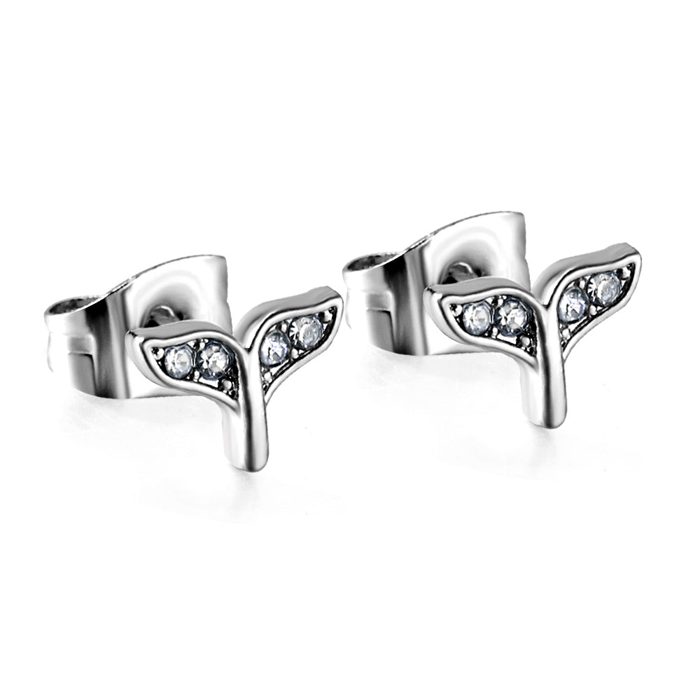 Wholesale Stainless Steel Fishtail Cut Earrings SGS Certified