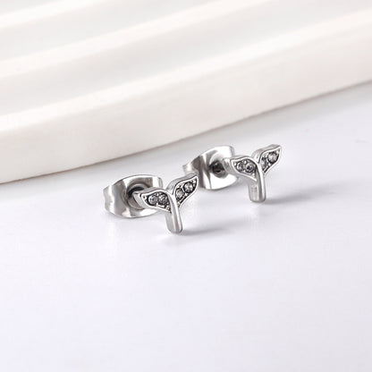 Wholesale Stainless Steel Fishtail Cut Earrings SGS Certified