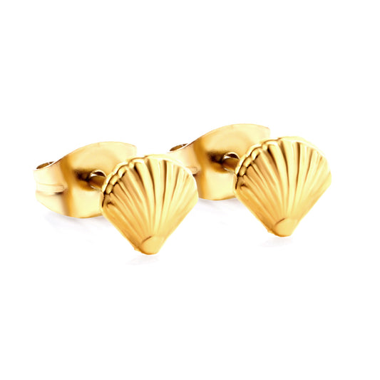 Wholesale 18K Gold Shell Earrings Ocean