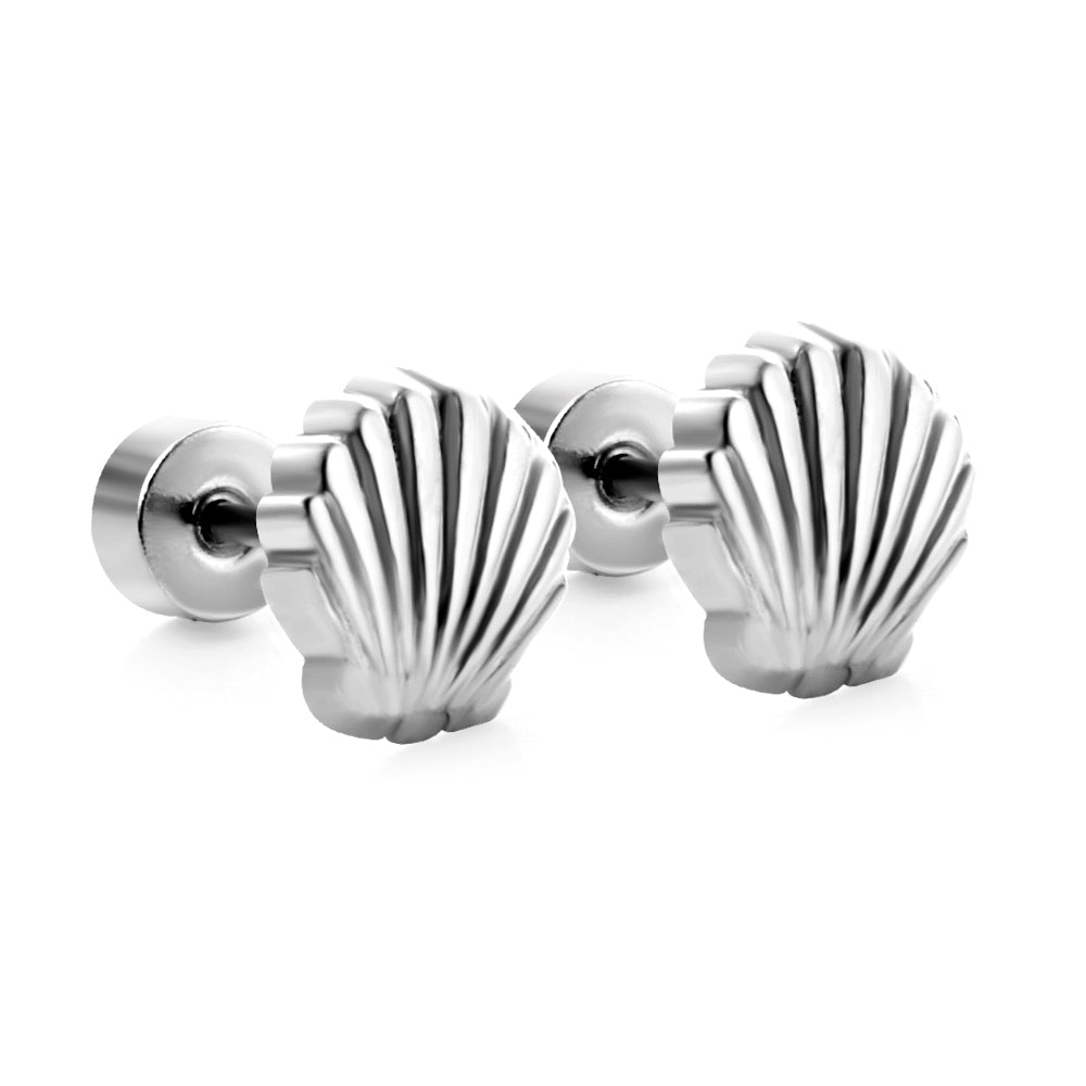 Wholesale Golden Shell Stud Earrings for Merchants