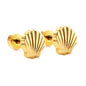 Wholesale Golden Shell Stud Earrings for Merchants