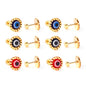 Wholesale Gold Evil Eye Stud Earrings Boho Mystique Protection Charm