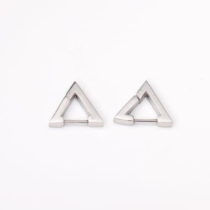 Bulk 18K Gold Triangular Earrings for Fashion Distributors Unique Style