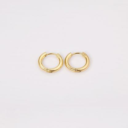 Wholesale Stainless Steel Hoop Earrings Multiple Colors Hypoallergenic