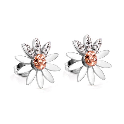 Bulk 18K Gold Daisy Studs Floral Design