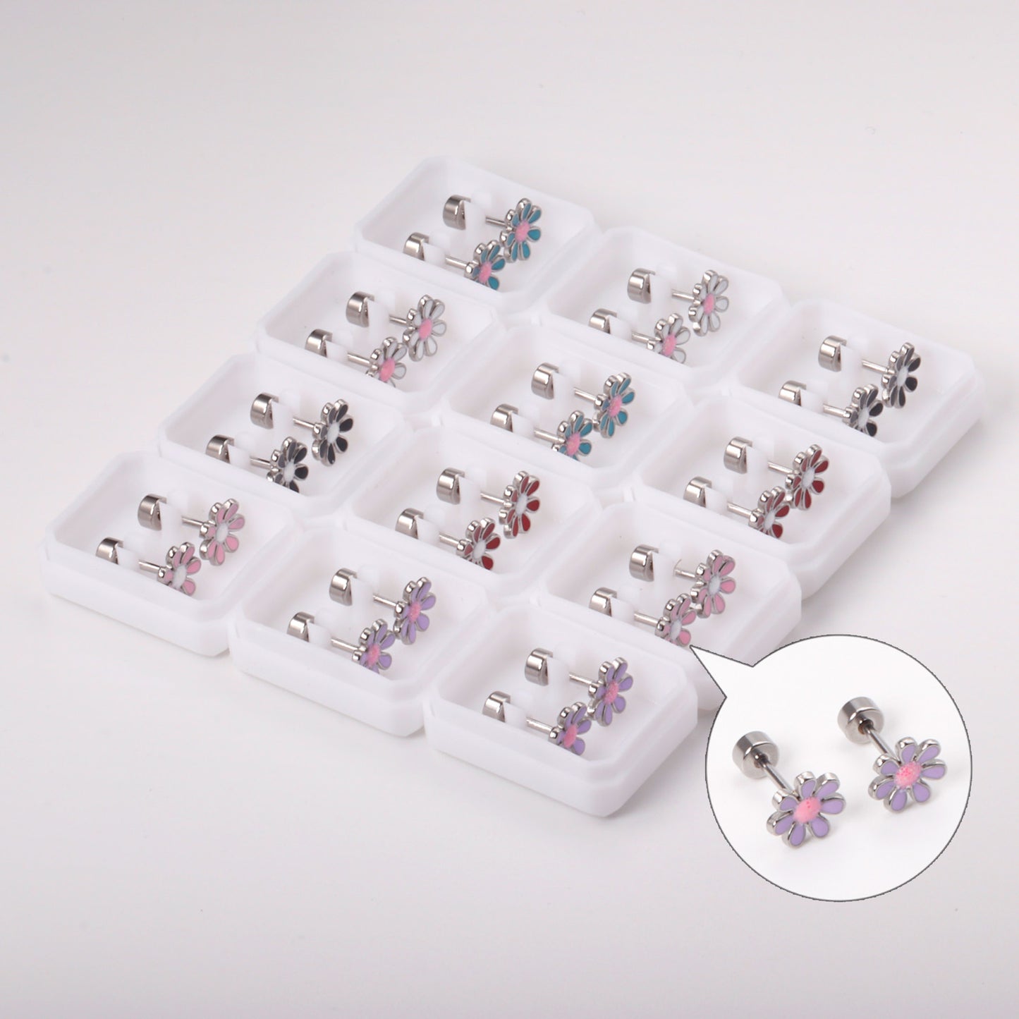 Wholesale Ornate Floral Studs Victorian Elegance
