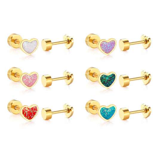 Bulk Rainbow Star Earrings Party Spark