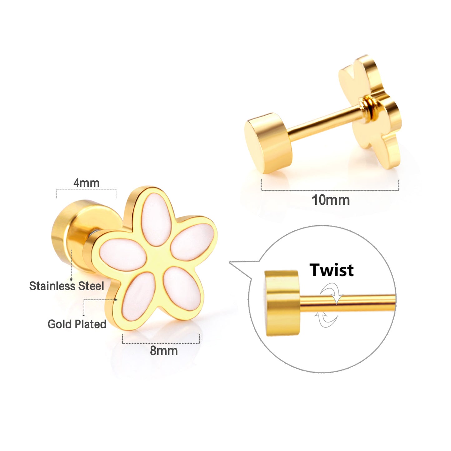 Wholesale Crown Studs Regal Princess