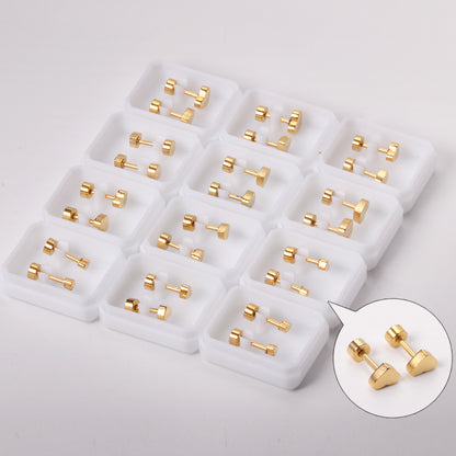 Wholesale Gold Heart Studs Classic Elegance