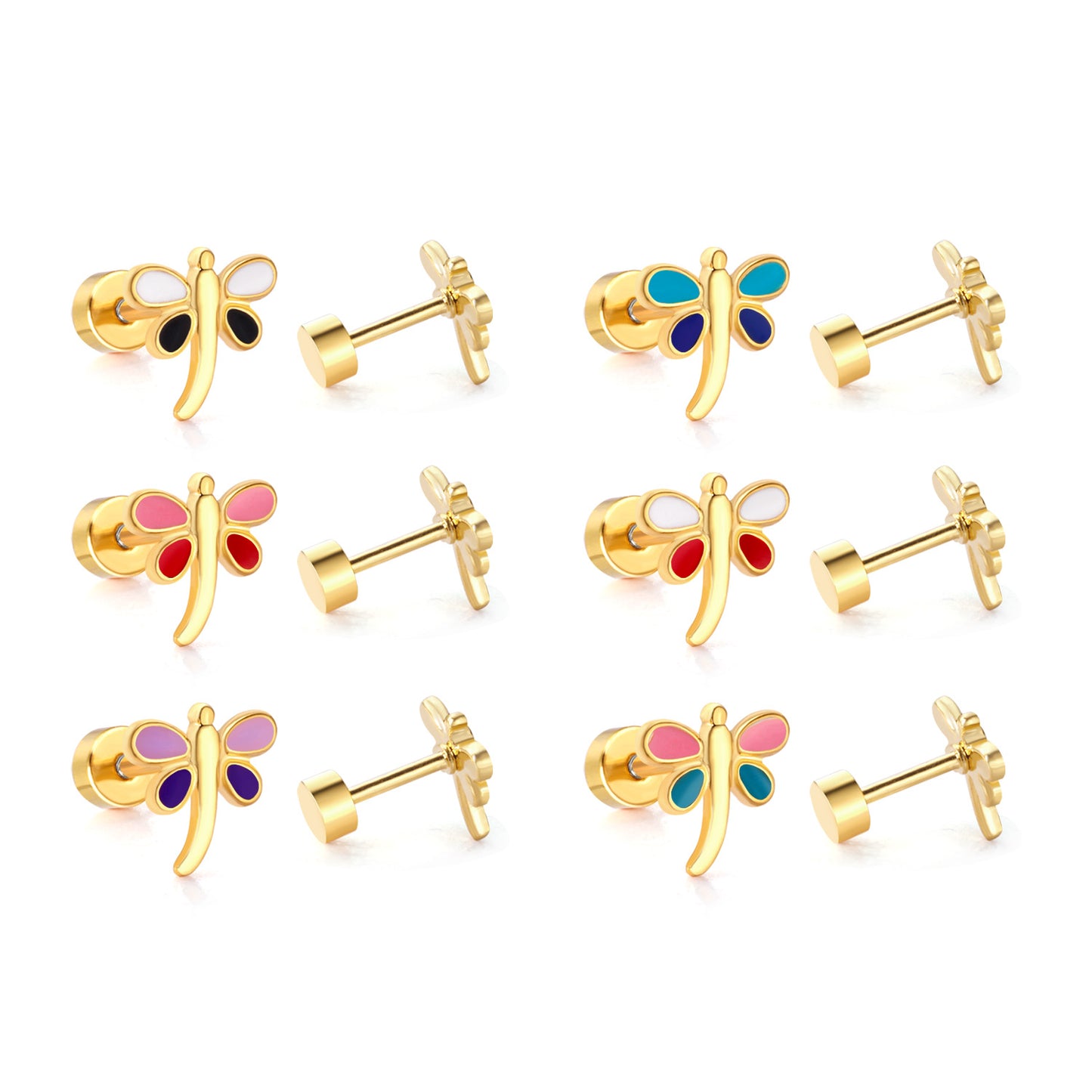 Wholesale Multi-Tone Hoops Modern Mosaic