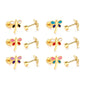 Wholesale Multi-Tone Hoops Modern Mosaic