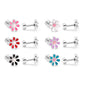 Wholesale Ornate Floral Studs Victorian Elegance