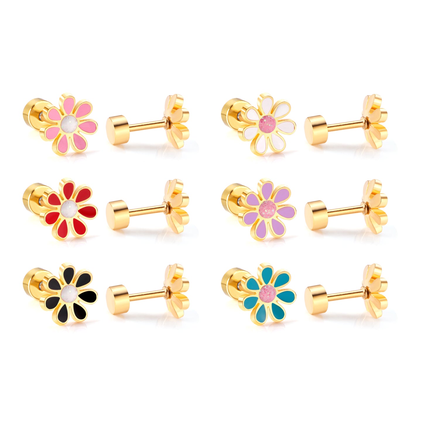 Wholesale Ornate Floral Studs Victorian Elegance