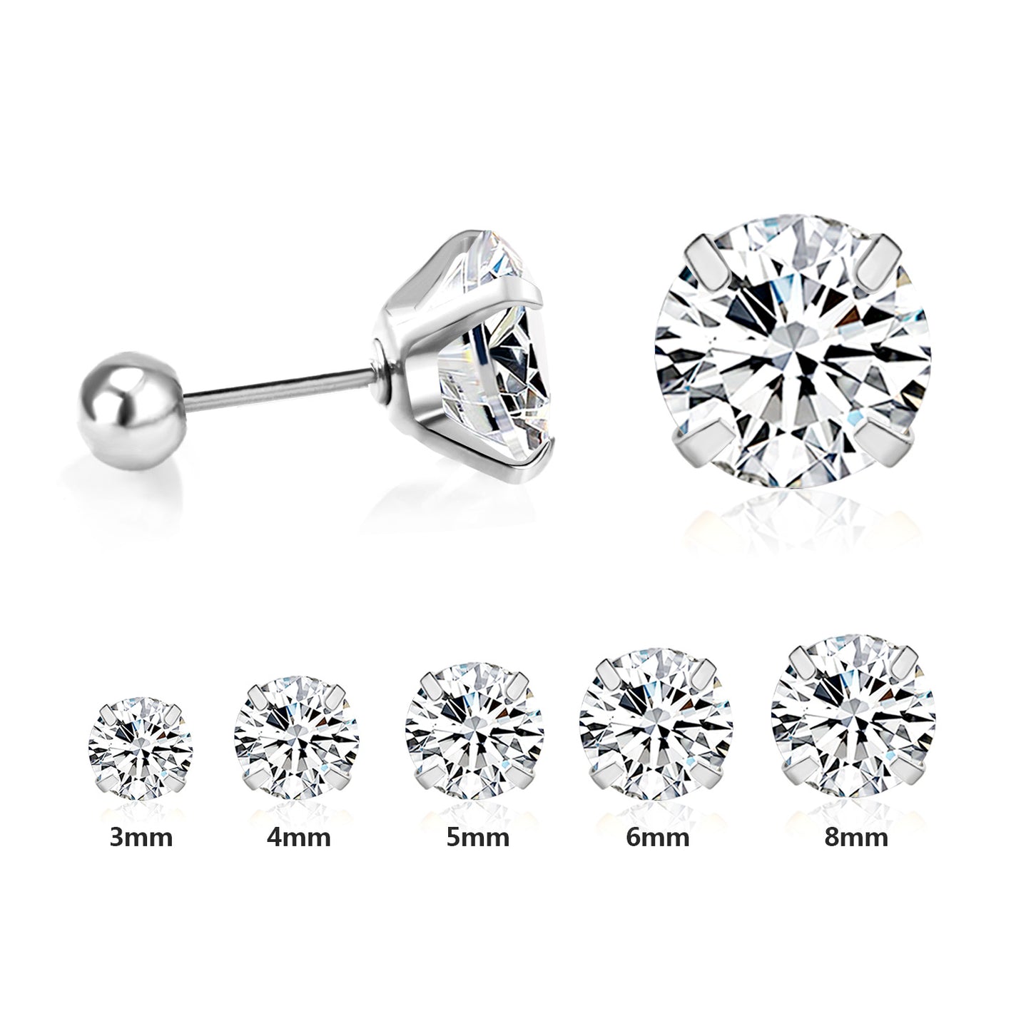 Bulk 18K Gold Cylinder Back Studs Contemporary Edge Urban Fashion Statement