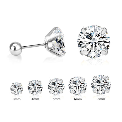 Bulk 18K Gold Cylinder Back Studs Contemporary Edge Urban Fashion Statement