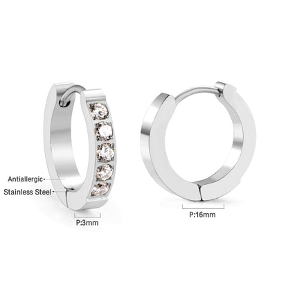Bulk 18K Gold Diamond Hoop Earrings for Jewelry Distributor Sparkling Design