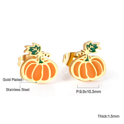 Wholesale 18K Gold Halloween Pumpkins Fast Production
