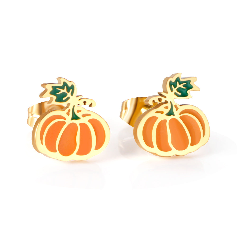 Wholesale 18K Gold Halloween Pumpkins Fast Production