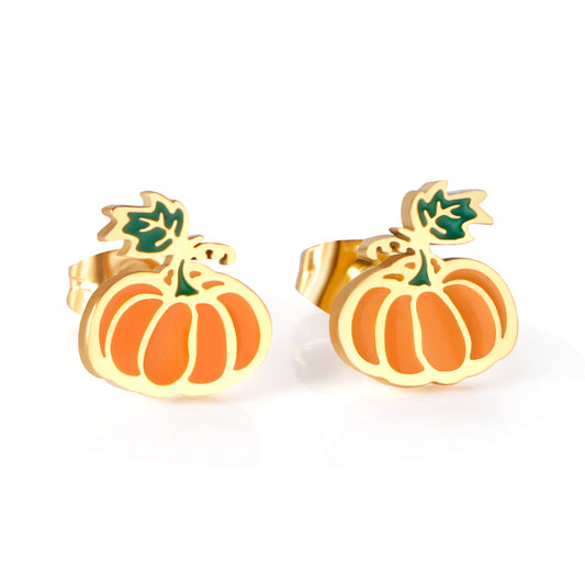 Wholesale 18K Gold Halloween Pumpkins Fast Production