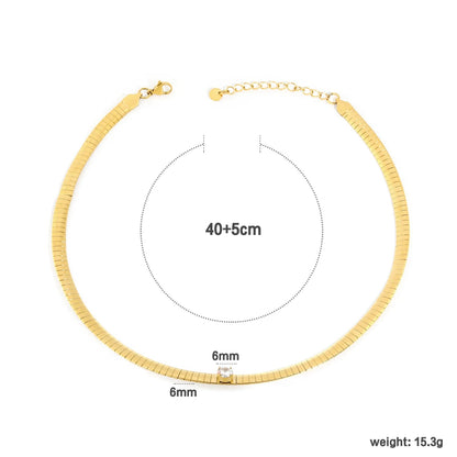 Minimalist CZ Snake Wrap Bracelet | Tarnish-Free Gold 40cm Choker + 5cm Ext