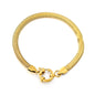 Minimalist Snake Chain Bracelet 304L Stainless Steel Gold 16cm