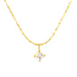 Minimalist Square Zircon Stainless Steel Shimmer Chain