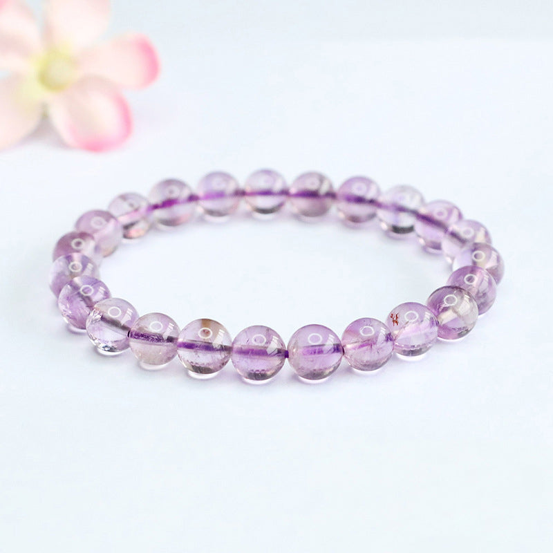 High-Luster Lavender Amethyst Bracelet | Premium Clear Gemstone Wholesale