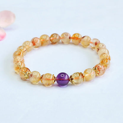 Wholesale Yellow Rutilated Quartz Bracelets | Bulk Gold Rutilated Crystal Supplier