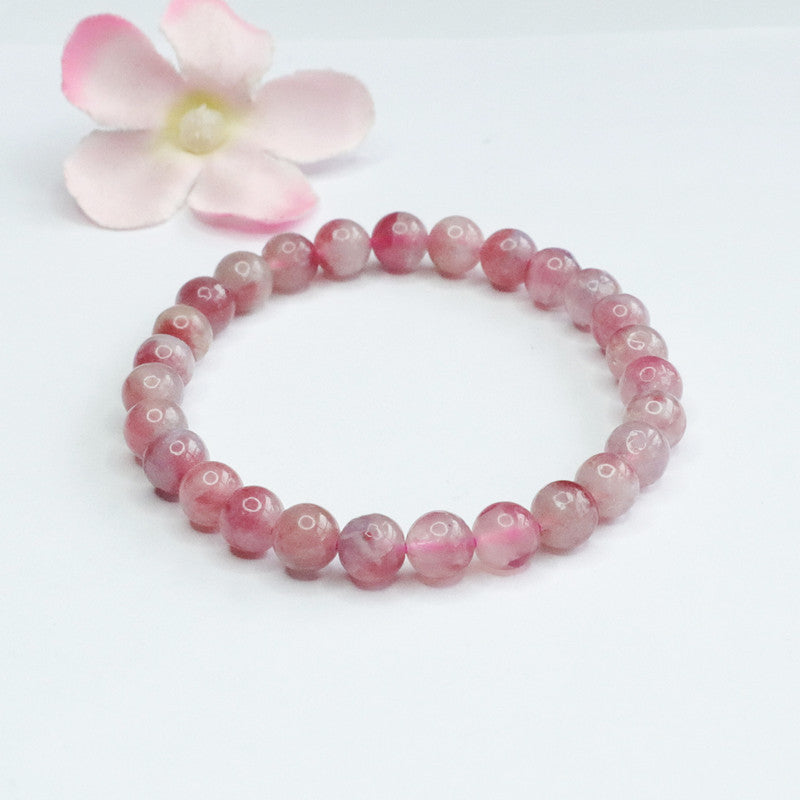 Wholesale Natural Strawberry Quartz Bracelets | Bulk Pink Crystal Jewelry Supplier