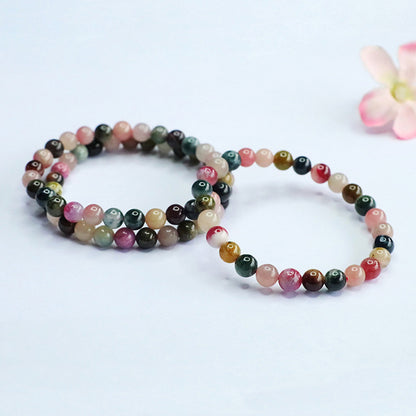 Wholesale Single-Strand Mixed Tourmaline Bracelets | Factory Direct Jewelry