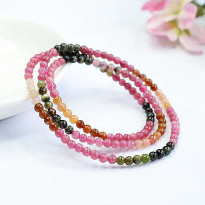 Bulk Rainbow Tourmaline Multi-Strand Bracelets | High-Margin Jewelry Supply
