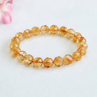 Wholesale Faceted Citrine Bracelets | Premium Diamond-Cut Citrine Jewelry Supplier