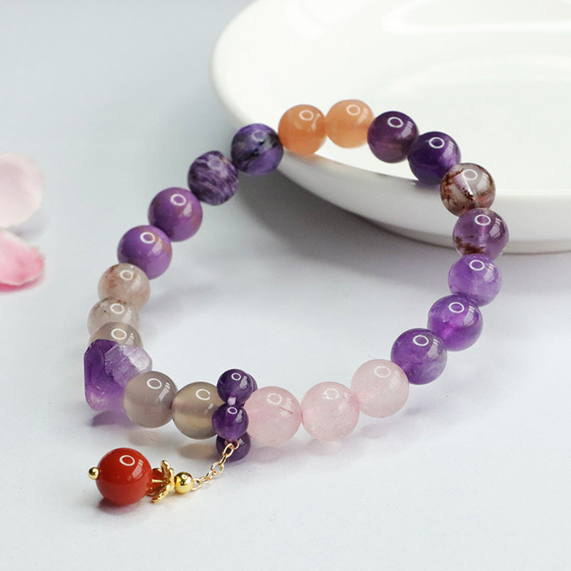 Wholesale Multi-Gemstone Amethyst Bracelet | Mixed Healing Crystals