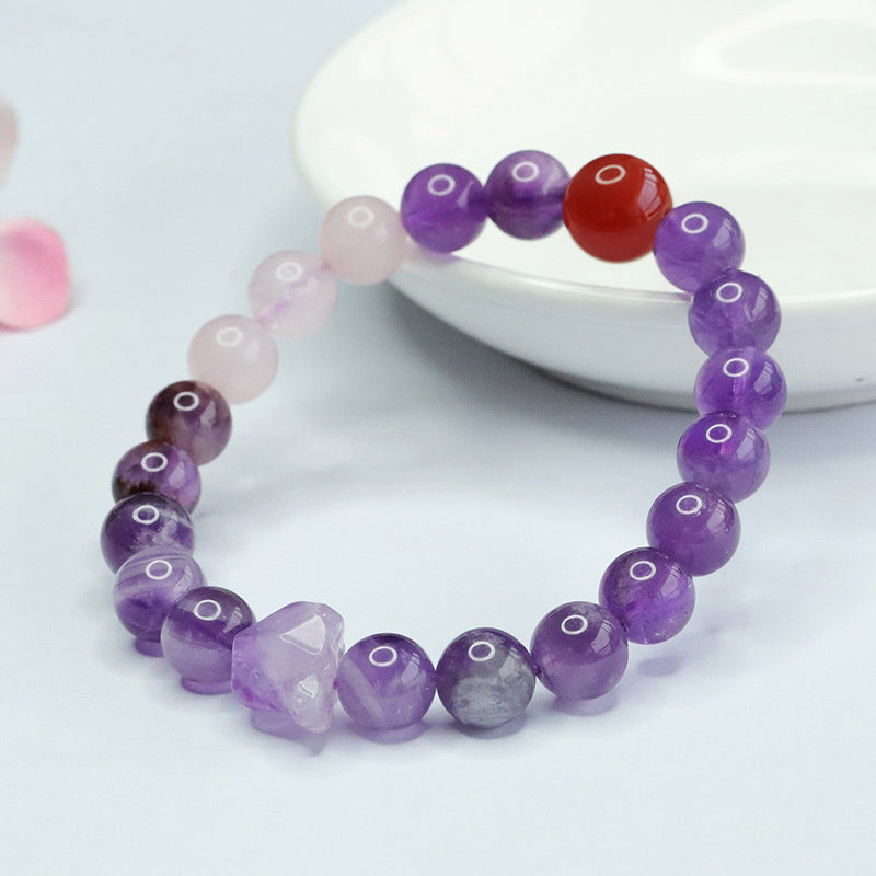 Multi-Crystal Amethyst Treasure Bracelet | Abundance & Mixed Healing Energy