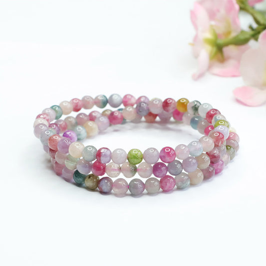 Wholesale Pastel Tourmaline Bracelets | Light Candy Color Crystal Supplier