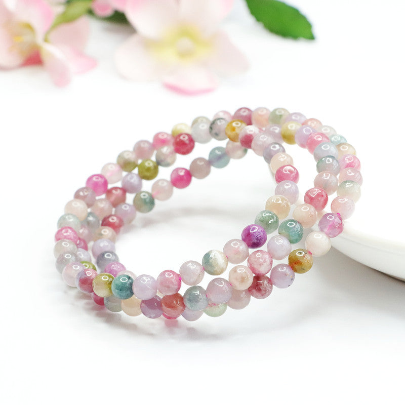 Wholesale Pastel Tourmaline Bracelets | Light Candy Color Crystal Supplier