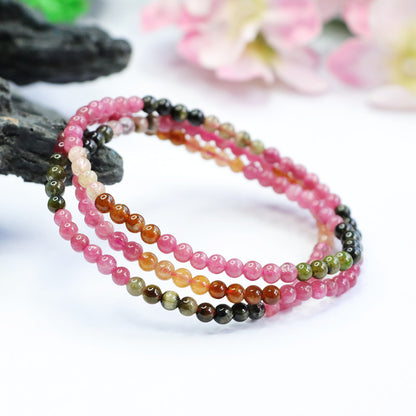 Bulk Rainbow Tourmaline Multi-Strand Bracelets | High-Margin Jewelry Supply