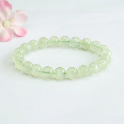 Wholesale Natural Prehnite Bracelets | Bulk Green Gemstone Inventory
