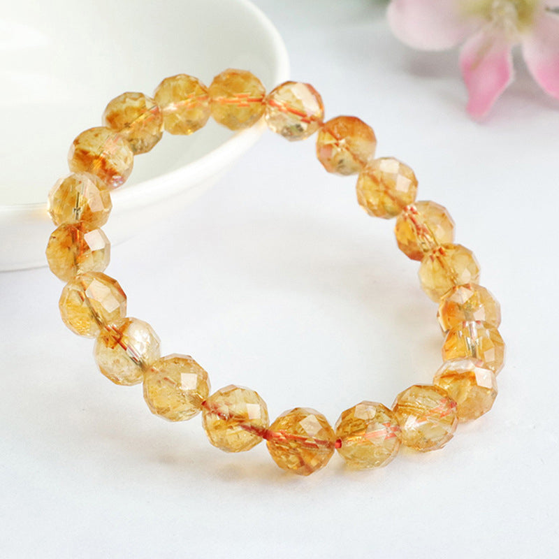Wholesale Faceted Citrine Bracelets | Premium Diamond-Cut Citrine Jewelry Supplier