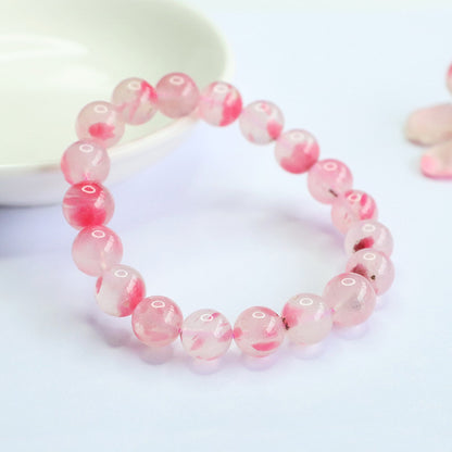 Wholesale Pink Rhodonite Bracelets | Bulk Healing Crystal Jewelry Supply