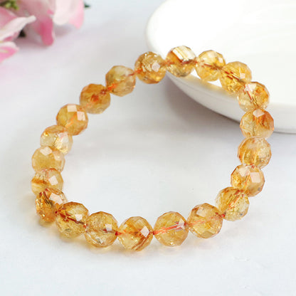 Wholesale Faceted Citrine Bracelets | Premium Diamond-Cut Citrine Jewelry Supplier